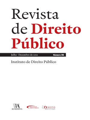 cover image of Revista de Direito Público, Ano III, N.º 6, Julho/Dezembro 2011